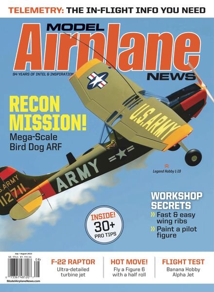 Model Airplane News – July 2023 Cover