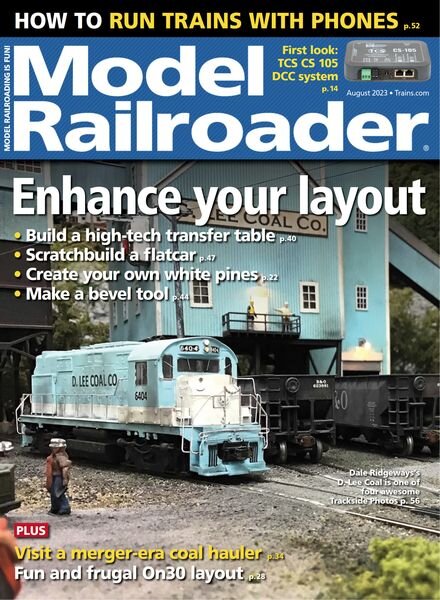 Model Railroader – August 2023 Cover