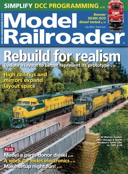Model Railroader – July 2023 Cover