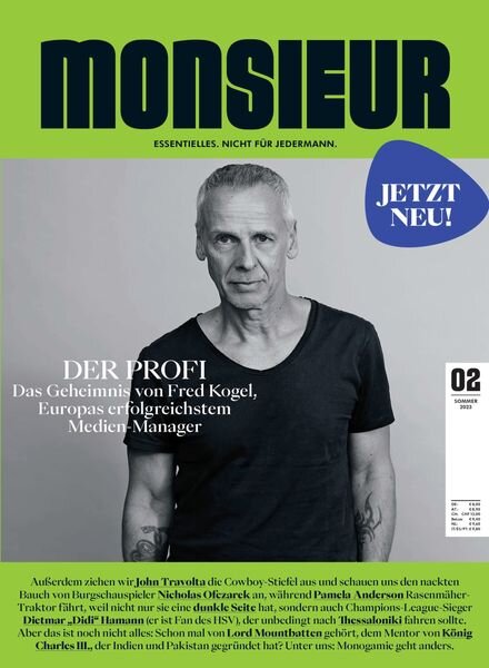 Monsieur Germany – 14 Juni 2023 Cover