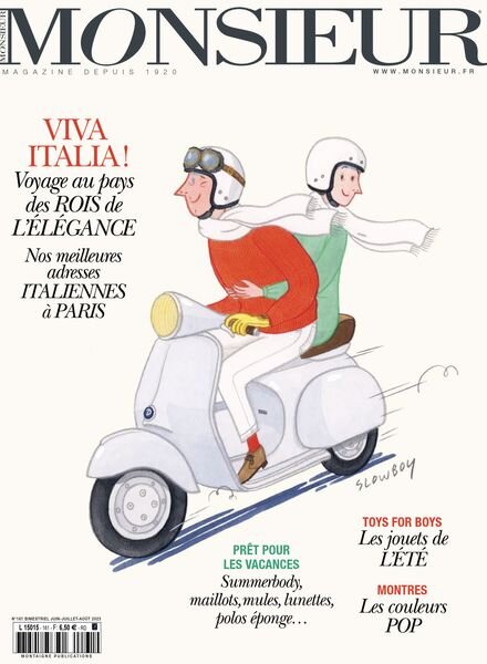 Monsieur – Juin-Aout 2023 Cover
