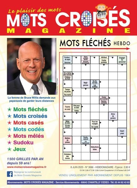 Mots Croises Magazine – 08 juin 2023 Cover