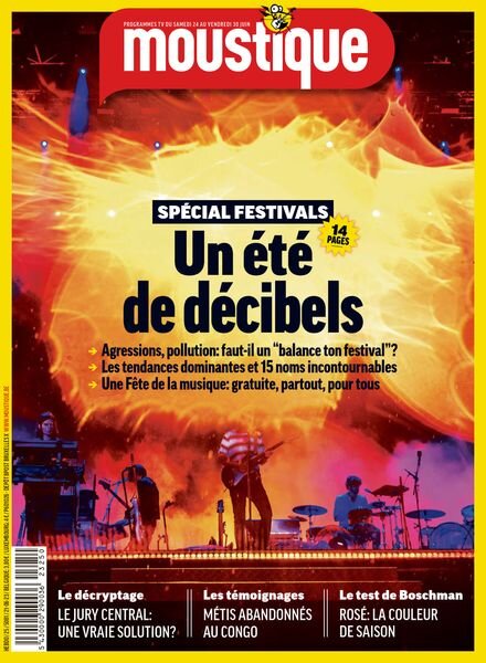 Moustique Magazine – 21 Juin 2023 Cover
