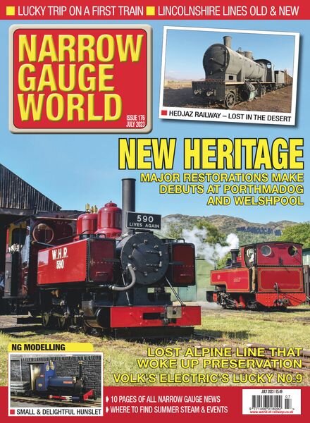 Narrow Gauge World – July 2023 Cover