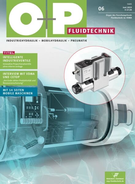 O+P Fluidtechnik – Juni 2023 Cover