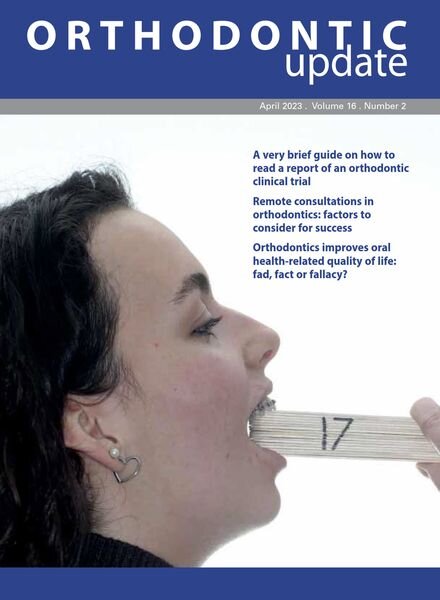 Orthodontic Update – April 2023 Cover