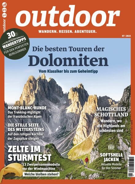 Outdoor – Juli 2023 Cover
