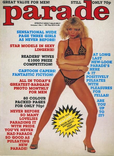 Parade – Volume 1 N 1 1983 Cover