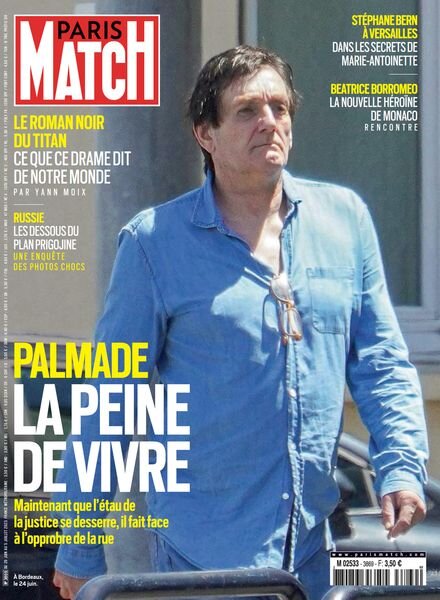 Paris Match – 29 juin 2023 Cover