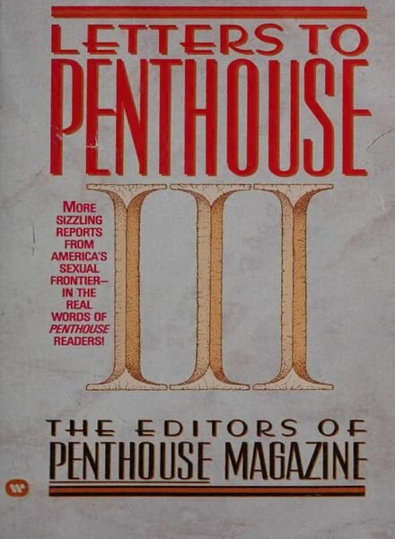 Penthouse Magazine – Letters to Penthouse III 1992 Cover