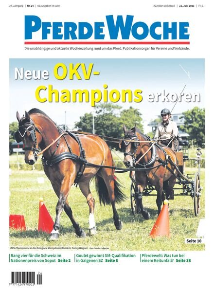 PferdeWoche – 21 Juni 2023 Cover