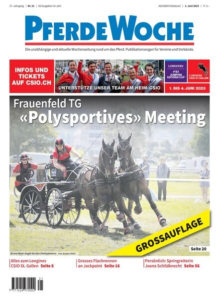 PferdeWoche – Juni 2023 Cover