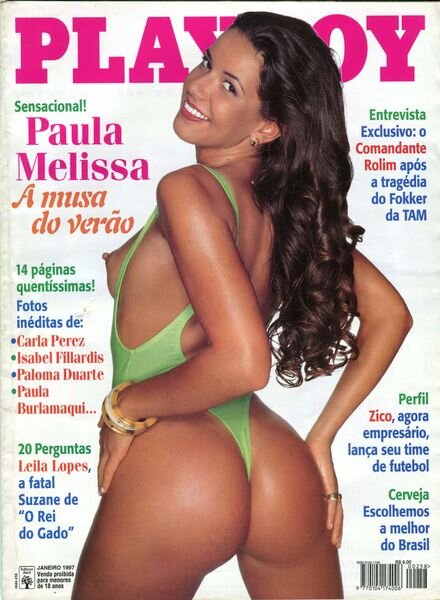 Playboy Brazil – January 1997 Cover