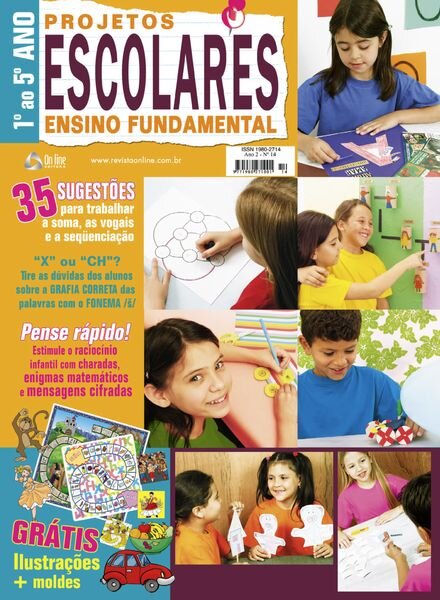 Projetos Escolares – Ensino Fundamental – 25 abril 2023 Cover