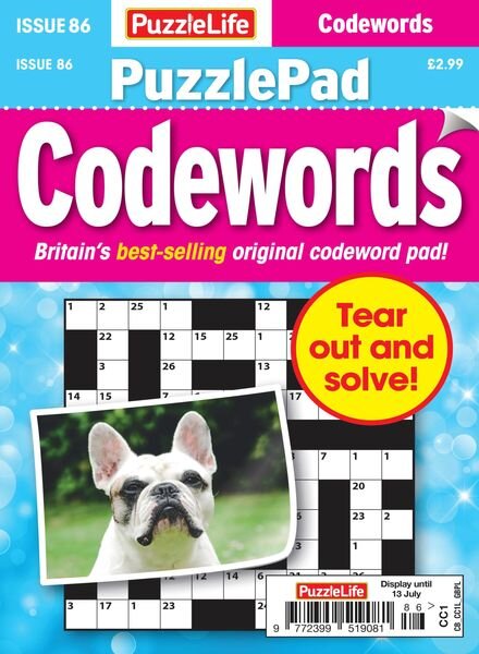PuzzleLife PuzzlePad Codewords – 15 June 2023 Cover