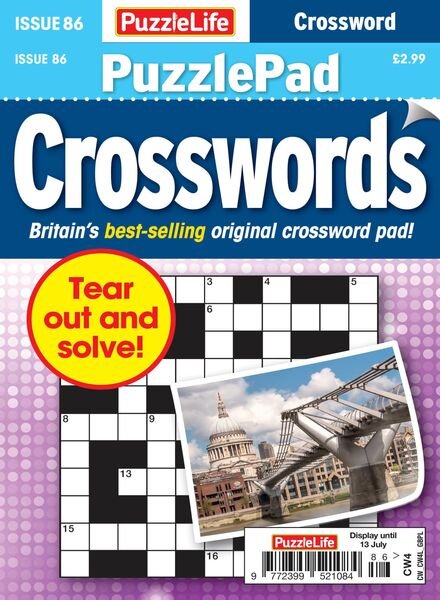 PuzzleLife PuzzlePad Crosswords – 15 June 2023 Cover