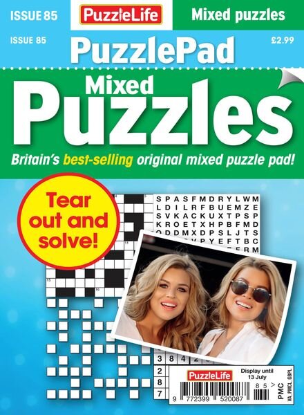 PuzzleLife PuzzlePad Puzzles – 15 June 2023 Cover