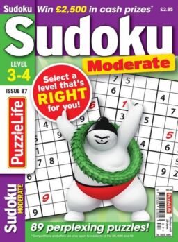 PuzzleLife Sudoku Moderate – May 2023