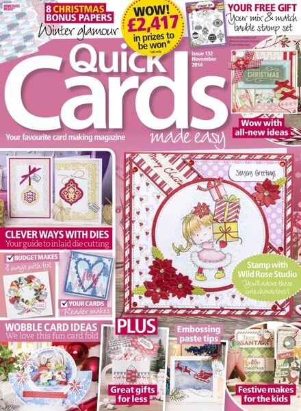 Quick Cards Made Easy – October 2014 Cover