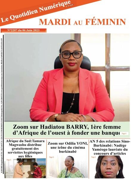 Quotidien Numerique d’Afrique – 06 juin 2023 Cover