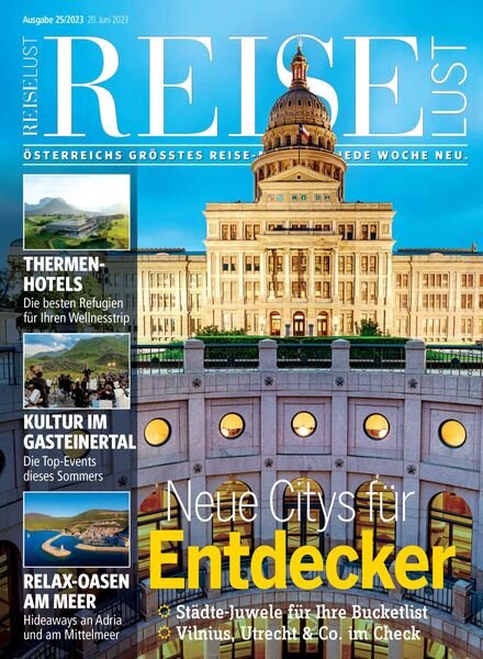Reiselust – 20 Juni 2023 Cover