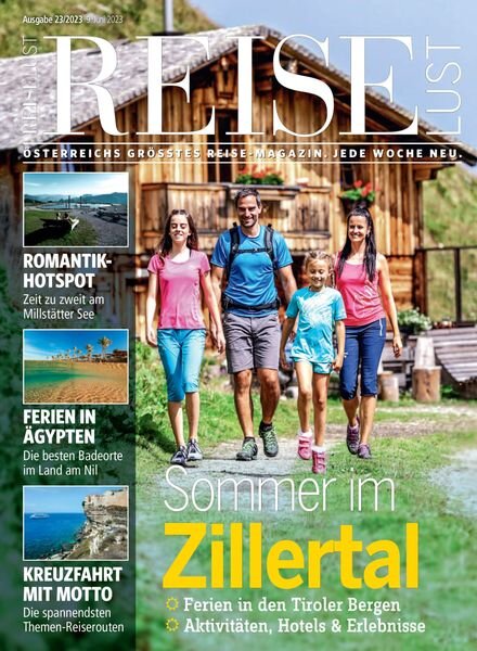 Reiselust – Juni 2023 Cover