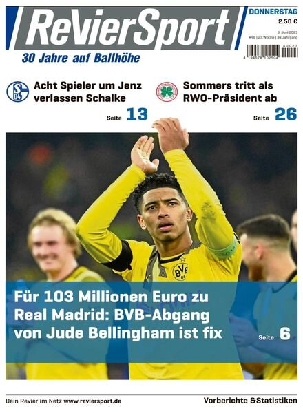 RevierSport – 08 Juni 2023 Cover