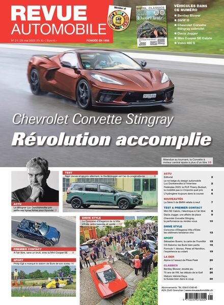 Revue Automobile – 25 mai 2023 Cover