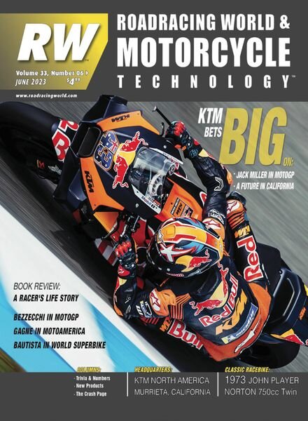 Roadracing World – June 2023 Cover
