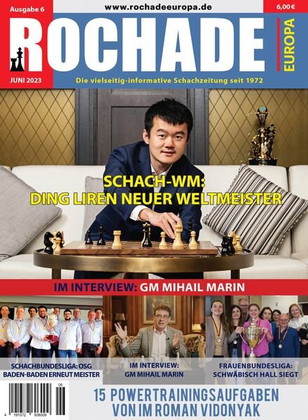 Rochade Europa – 02 Juni 2023 Cover