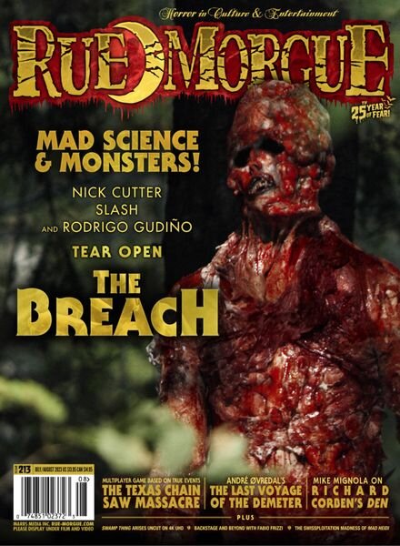 RUE MORGUE – July 2023 Cover