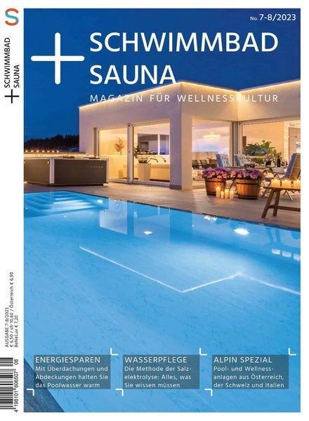 Schwimmbad + Sauna – Juni 2023 Cover