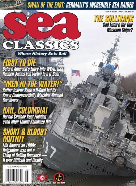 Sea Classics – Where History Sets Sail! – May 2022 Cover