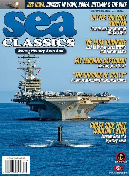 Sea Classics – Where History Sets Sail! – October 2022 Cover