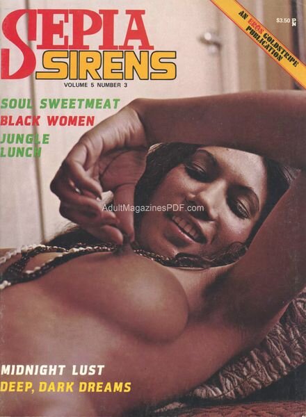 Sepia Sirens – Vol 05 N 03 1974 Cover