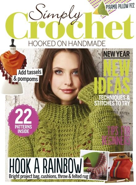 Simply Crochet – January 2016 Cover