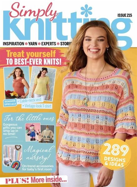 Simply Knitting – August 2021 Cover