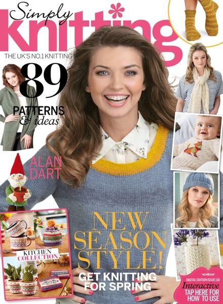 Simply Knitting – February 2014 Cover