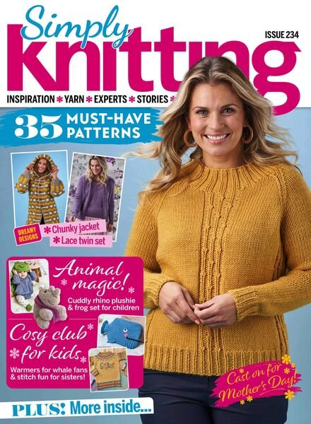 Simply Knitting – January 2023 Cover