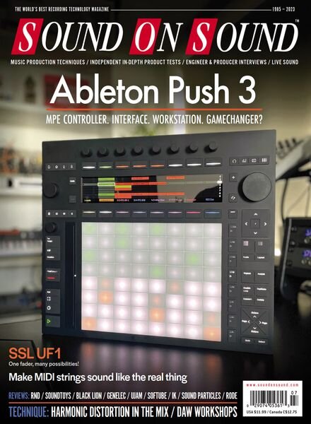 Sound On Sound USA – July 2023 Cover