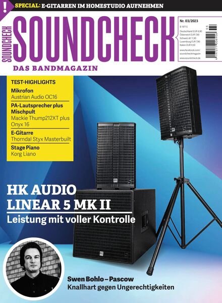 SOUNDCHECK – Juni 2023 Cover