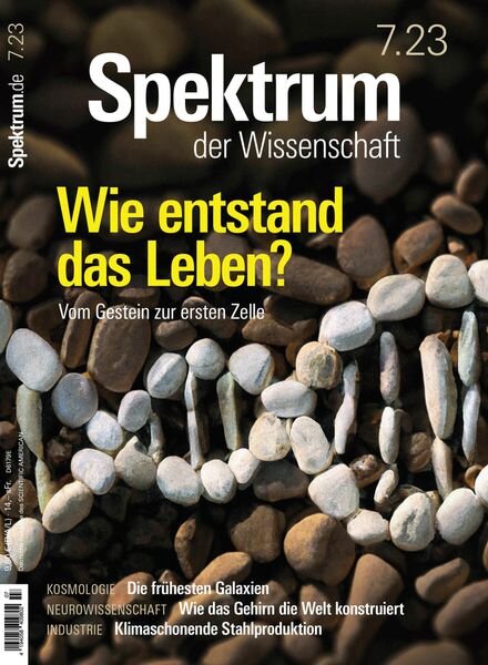 Spektrum der Wissenschaft – 17 Juni 2023 Cover