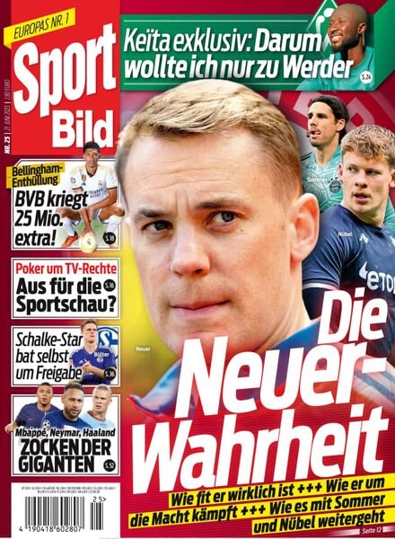 Sport Bild – 21 Juni 2023 Cover