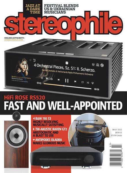 Stereophile – July 2023 Cover