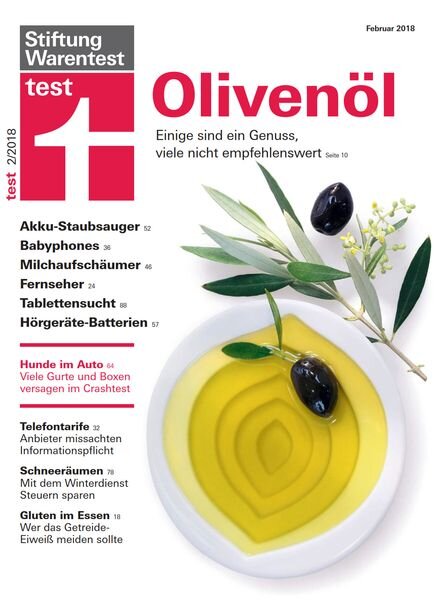Stiftung Warentest – Februar 2018 Cover