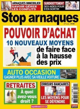 Stop Arnaques – 01 mai 2023