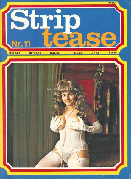 Strip Tease – Vol 03 N 11 1980 Cover