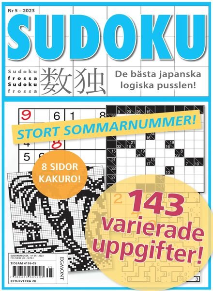 Sudoku Frossa – 08 juni 2023 Cover