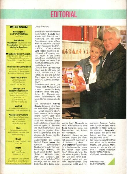 Superhasen – 1987 Cover