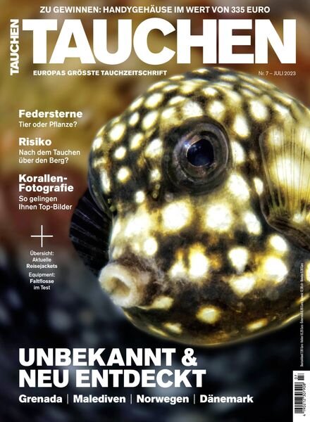 Tauchen – Juli 2023 Cover